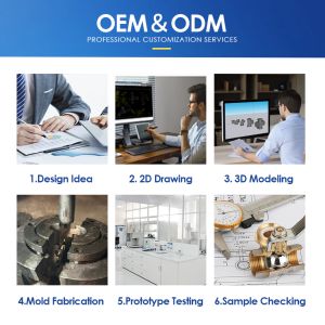 TUBOMART OEM Brass Ball Valve with Butterfly Handle 1/2''-1'' Brass Ball Valve