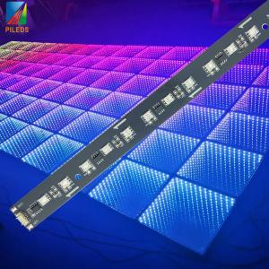 China Interactive LED Dance Floor Panels With Beam Lights PCBA LED Circuit Board DMX512 Control Mode Games And Tiles on sale China Interactive LED Dance Floor Panels With Beam Lights PCBA LED Circuit Board DMX512 Control Mode Games And Tiles on sale