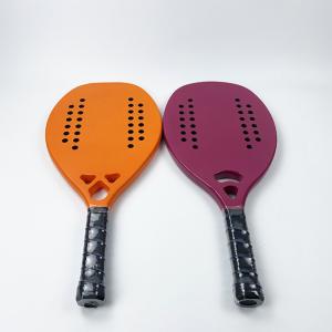 China Professional Carbon Fiber Tennis Paddle Racket Fiberglass Beach Game on sale