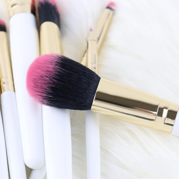 Elegant 10 Pieces Makeup Brush Set Highly Versatile Professional Eyeshadow Brushes