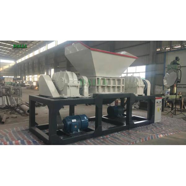 Quality Strap Recycling Double Shaft Shredder Machine High Torque Density 12 Months Warranty wholesale
