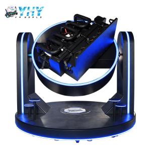3 Players 1080 Degree 9D VR Simulator Virtual Reality Roller Coaster Game