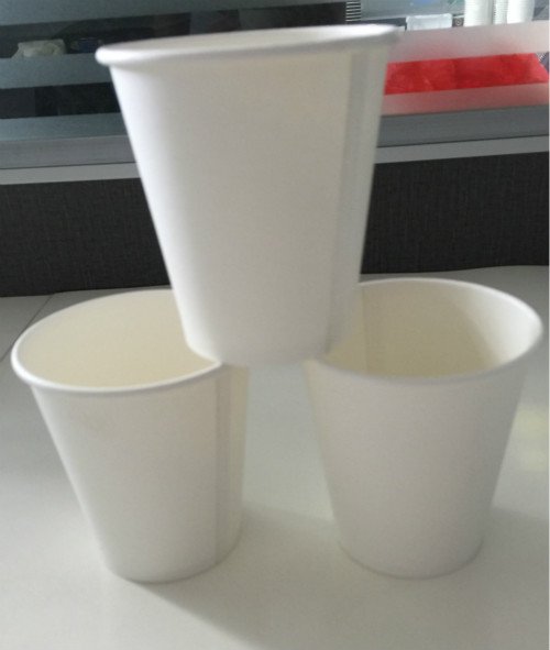 7oz 12oz White Printed Paper Cups with lids For Hot Water / Beverage / Milktea