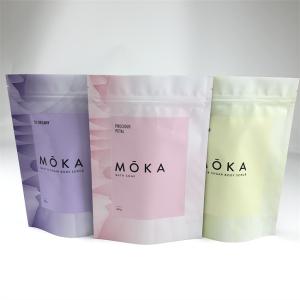 Gravure Printing Plastic Bath Salt Packaging Bags Resealable Matte