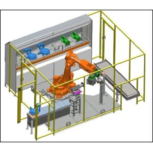 ABB Robotic Metal Deburring Grinding Polishing Machine