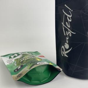 Custom Printed Stand Up Zipper Bags with Aluminum Foil for Fruit Chips Matt