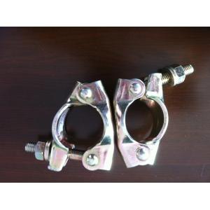 Zinc Plated Scaffolding Pressed Double Coupler / Forged Swivel Coupler