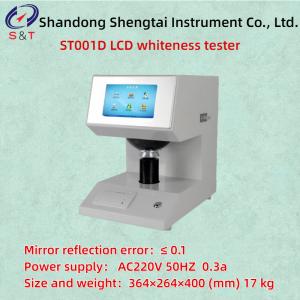 ST001D 0-200 Range D65 Lighting LCD Whiteness Tester Zero drift ≤ 0.1 Indicating