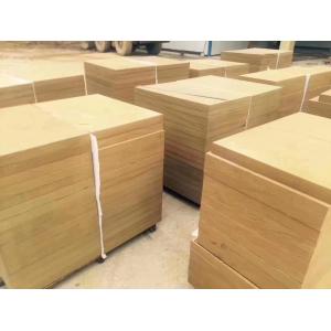 Brushed Natural Sandstone Slabs Abrasion Resistance Excellent Durability