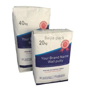 Custom Printing Color Valve Paper Bags Size Accepted Customizable
