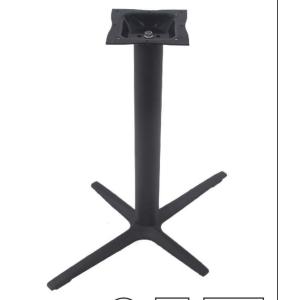 Cast Iron Cross Table bases Black wrinkle Zinc Powder Coated Restaurant Table Bar Table