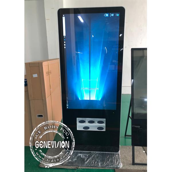 22"-65" Floor Standing Digital Signage Smart Phone Wireless Charging Station With In
