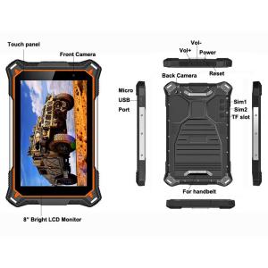 8 Inch Deca-Core 4G LTE Industrial Android Tablet Pc Rugged With 10000mAh IP68