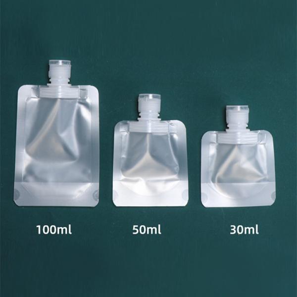 Quality Lightweight Tea Spout Pouch With Cap Packaging Solution Safe Transportation  For Liquid wholesale