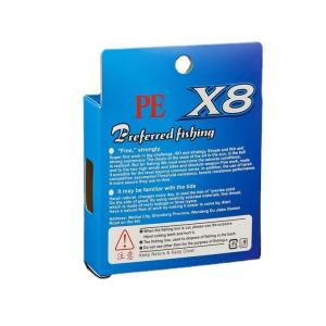 Fishing Gear Packaging Custom Folding Fishline Cardboard Paper Box with Custom