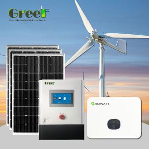 China 8kW-10kW Solar Wind Hybrid Power System With Remote And LCD Display on sale