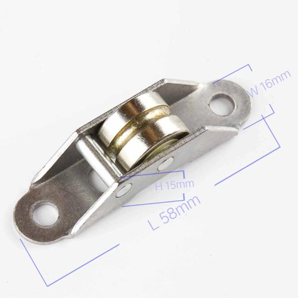 Quality 15mm Width Single U Groove Nylon Roller Wheel for Sliding Window Free Sample and Steel Frame wholesale