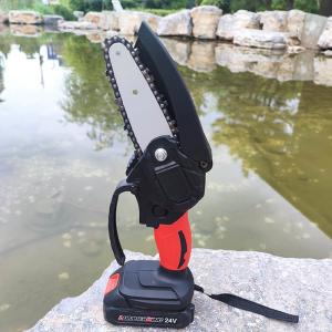 4 Inch Handheld Mini Chainsaw 350W Wood Cutting Lithium Chainsaw