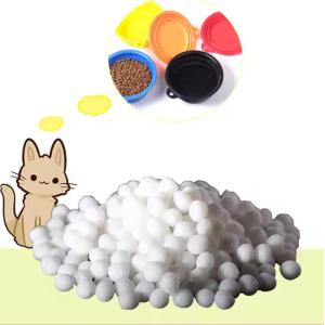 China Customized Bases Color Granules Thermoplastic Elastomer Raw Material for Foldable Pet Bowl on sale