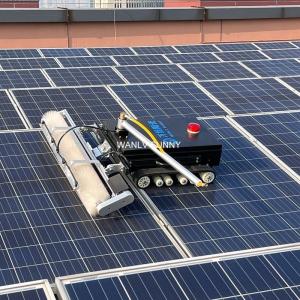 Rotating Brush Photovoltaic Solar Cleaner Robot for Customized Panel Cleaning