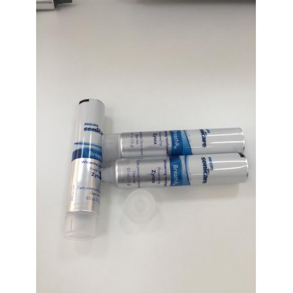 Travel Size ABL Laminated Toothpaste Packaging Tube With Clear Rib Screw Cap