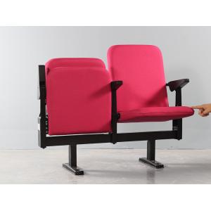 Folding Fabric Beam Mounted Stadium VIP Chair With Armrest