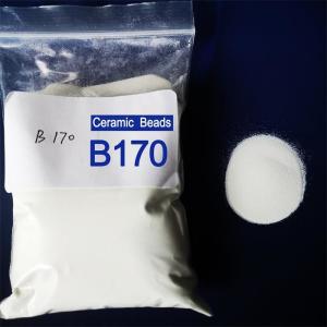 Cheap B170 Size 0.045-0.090mm Ceramic Blasting Media For Alu Cases Sandblast Finishing for sale