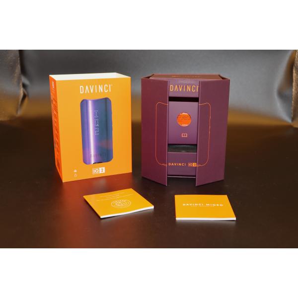 Quality 4C PMS Offset Print Vape Cannabis Packaging Double Door Opening With Paper Sleeve wholesale