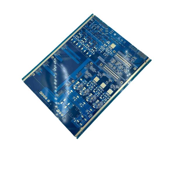 Industrial Camera Multi-Layer PCB with Halogen-Free Blue Solder Mask and IPC-II
