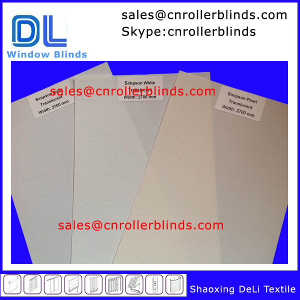 Quality 270cm width PVC Roller Blinds wholesale