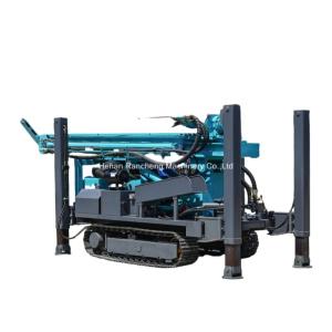 Max Depth 280m Crawler Mounted Water Well Drilling Rig Machine with 70KW YuChai