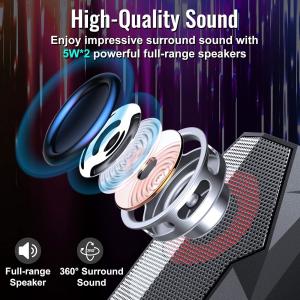 Portable USB Power 2.0 Laptop Woofer Speaker System With Active Mini Design And