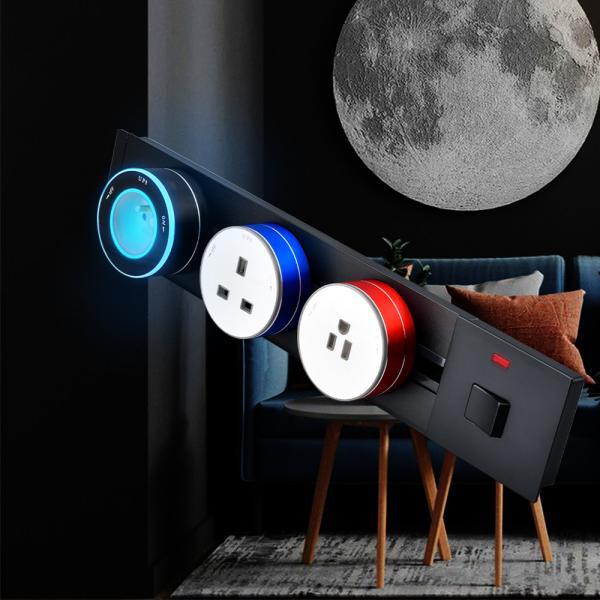 Removable Electric Power Track With/Without Adapters For Multi Electrical