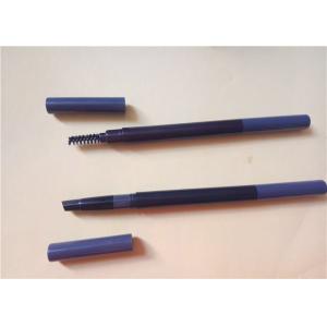 Plastic Automatic Fine Brown Eyebrow Pencil With Brush ISO Certification