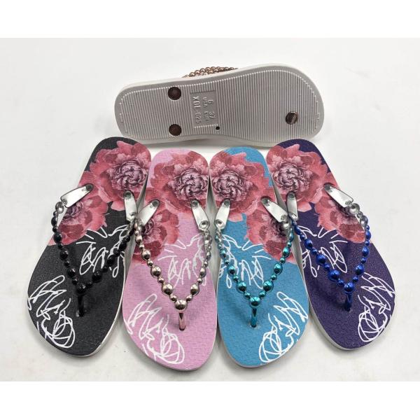 Oem Pe Eva Sole Pvc Upper Beach Style Hot Popular Colors Summer Basic Slipper