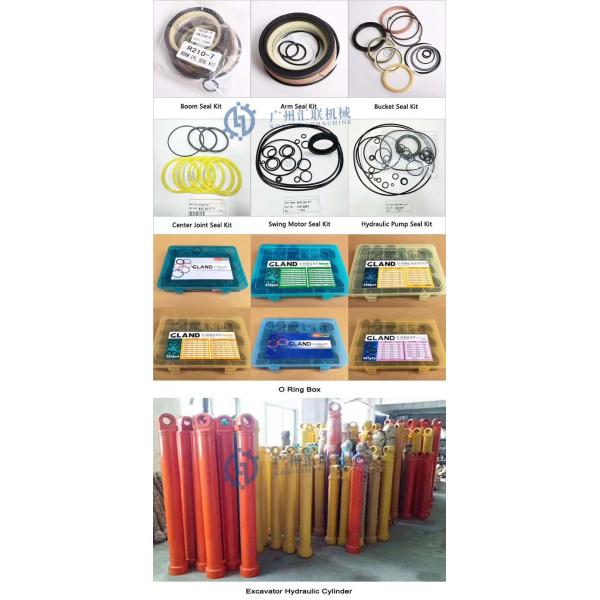 Excavator Arm Cylinder Seal Kit 4407490 4407493 4407491 Bucket Cylinder Oil Seal for EX2500-6 1