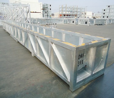 Maximum Payload 12000KGS 39ft to 76ft Galvanized LR Certified DNV 2.7-1 Standard Open Top DNV Offshore Cargo Basket