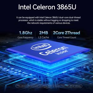 3865U 1U Server 6 LAN 2 Fiber Optic Linux Firewall Router Server With Fan