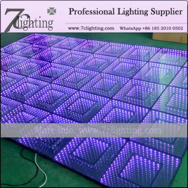 Quality Magic LED Floor Tile 50*50 Cm 3D Effect LED Infinite Dance Floor wholesale
