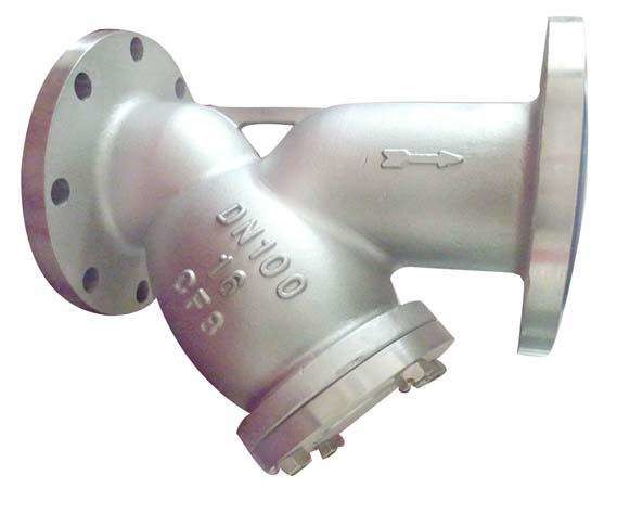 Quality 40A/PN16 Water Meter cast steel Y Strainer 125 Mesh NBR O - Ring WCB/cf8m/JIS/ASME 150LB/y strainers for water wholesale