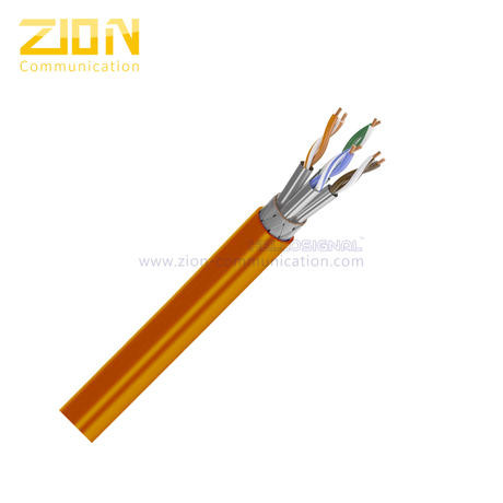 Quality 23AWG Cat7 Ethernet Cable 650mhz SFTP Shielded PVC CMR 1000FT 500M Roll wholesale