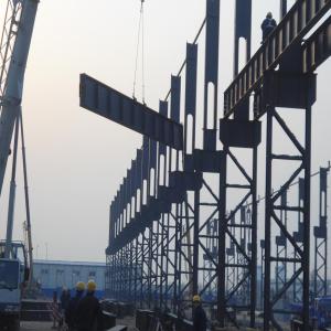 Large Span Steel Frame Building Construction Corrosion Resistance High