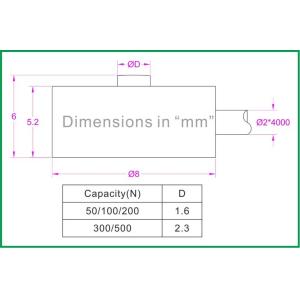 Subminiature load button 500N 300N 200N 100N 50N button type load cell