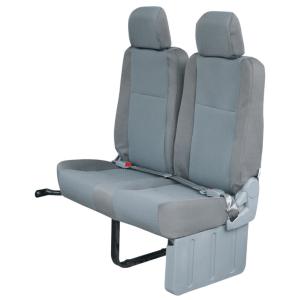 China Luxury Toyota Van Hiace Bus Seats High Density Sponge Material Grey Color on sale
