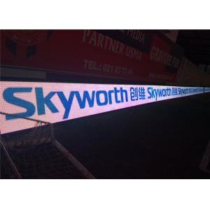 Folding Adjustable IP65 Perimeter Advertising Boards p10mm Led Display 1280 X