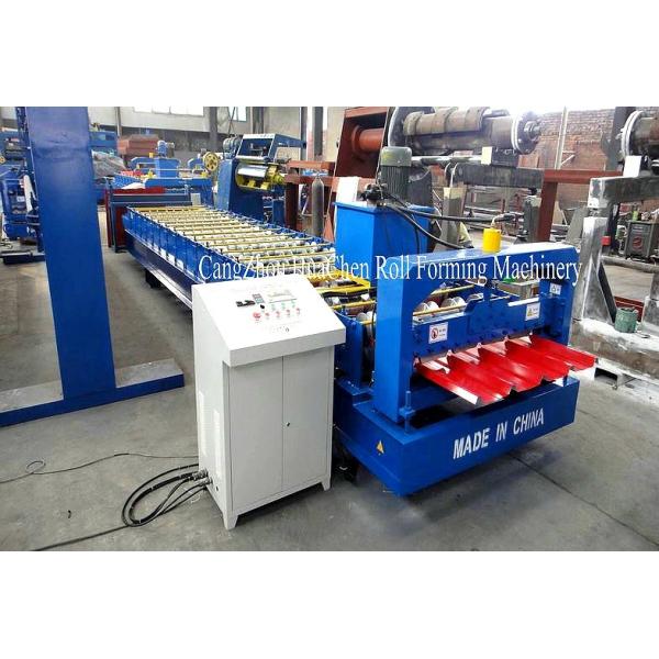 Quality Ethiopia 600 PLC Control System Roof Sheet Making Machine Iron Rolling Machine wholesale