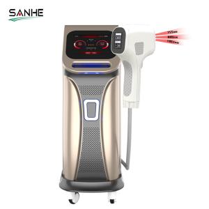 Vertical 2000w/1200w Triple Wavelength Diode Laser Hair Removal System