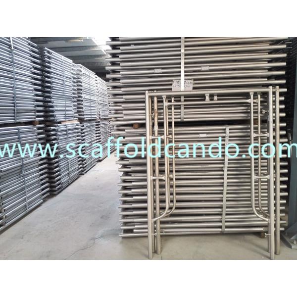 Factory sell Q235 galvanized scaffolding door frame main frame ladder frame H
