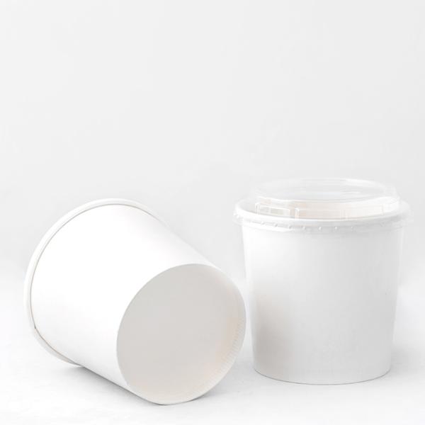 Food Stuff Eco Friendly Disposable Bowls 500ml To Go Snack Paper Bowls