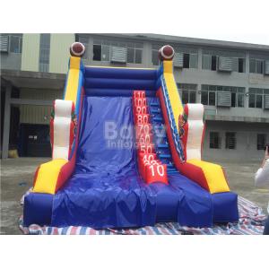 Customized Single Lane Rugby Commercial Inflatable Slide For Playground